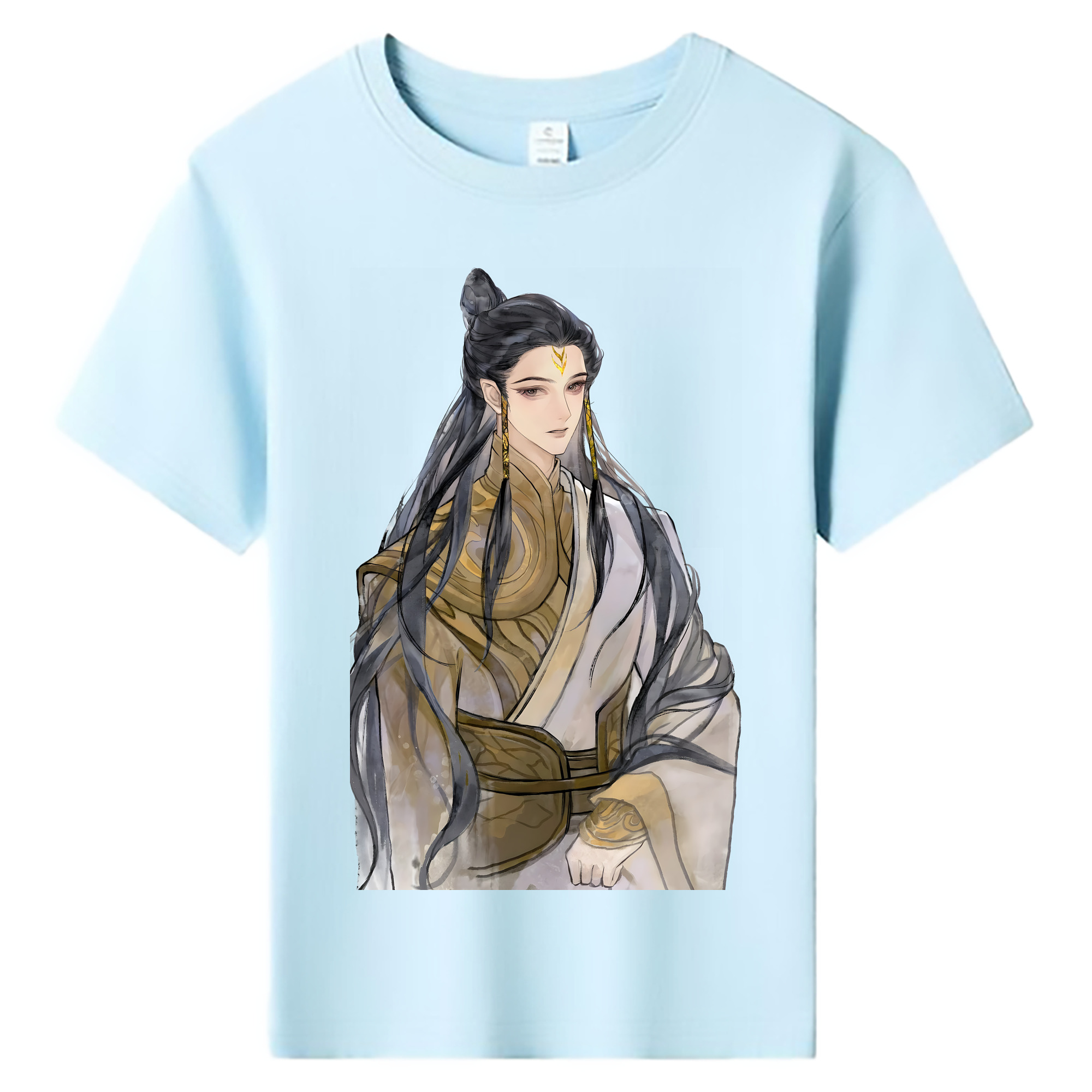 （画像用） Ne Zha 2 ナタ 魔童の大暴れ 綿100％キッズTシャツ（フロントプリント）